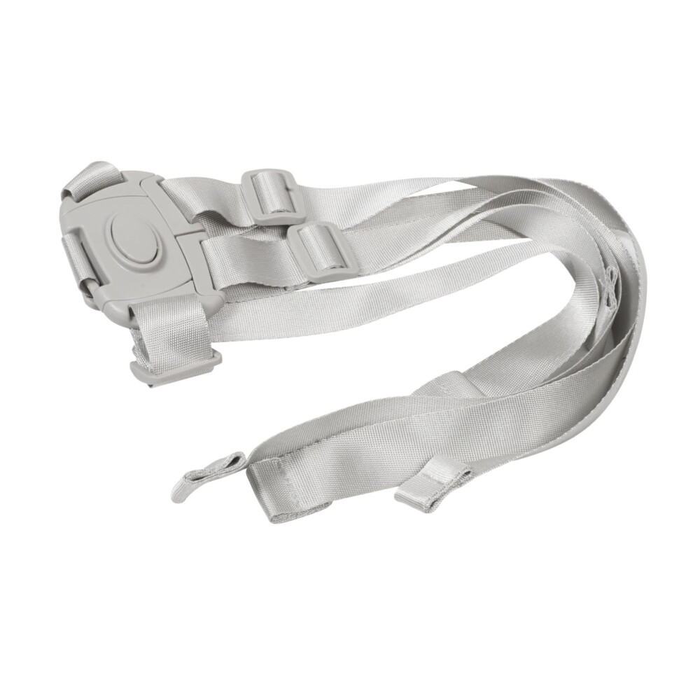 Stroller Safety Strap And Chair Replacement Strap, Fivepoint Adjustable Nylon Harness Light/Grey