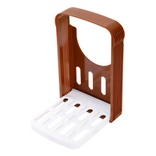 Adjustable Bread Slicer with 4 Thickness Settings for Homemade Loaf Sandwich Toast and Bagels