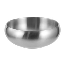 Stainless Steel Rice Bowl Household Soup Container Flatware Food Containers for Kids Salad Child