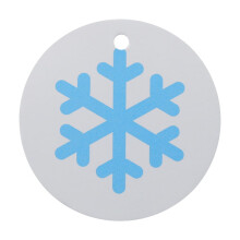 Christmas Tree Snowflake Hanging Greeting Card, Compatible with Xmas Decor, New Year Party Decoration Under $5.00