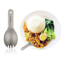 Titanium-Eßbesteck Spork für Kinder Camping Outdoor Leichtes Reisebesteck