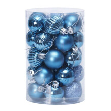 KEINXS 40mm Christmas Tree Ball Bauble Hanging Home Party Ornament Decor Dark Purple