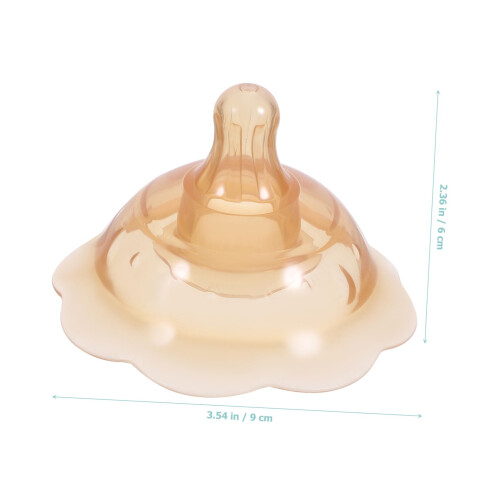 Breastfeeding Nipple Shield Soft Silicone Protector with Latch Assistance and Flow Control 1