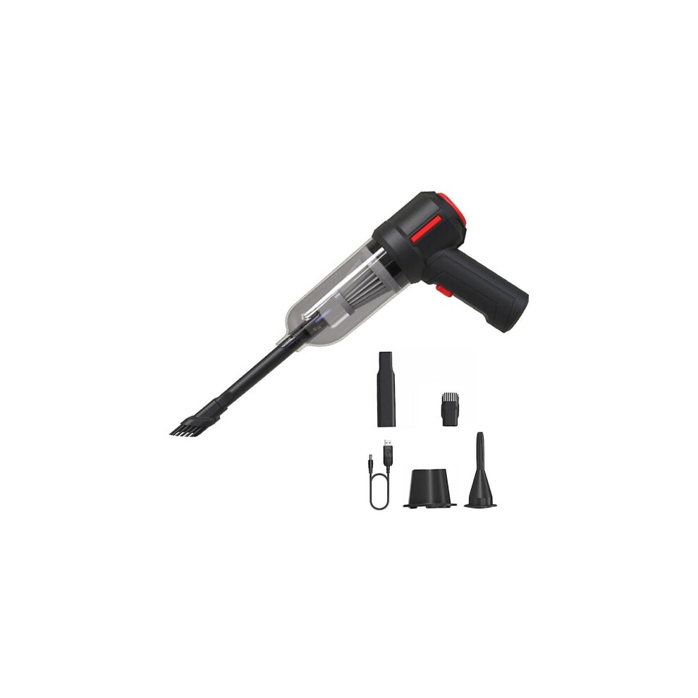 120W Handheld Cordless Vacuum Cleaner Car Home Mini Rechargeable Wet Dry Duster Black 9389440747616
