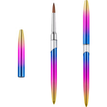Guangmc 2Pcs Acrylic Nail Art Brushes - Painting Tool for Design
