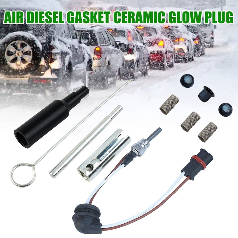 11Pcs For Eberspacher Espar Airtronic Heater D4/D2/D4s 2 Pin Glow Pin Plug Kit Light 9389440748101