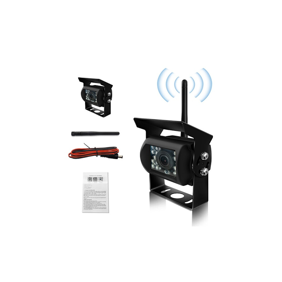 Wifi Hd Wireless Truck Rear View Camera, 12V-24V, 170 Wide Angle, 50M Range, Night Vision, Waterproof Ip67 Light 9389440748200