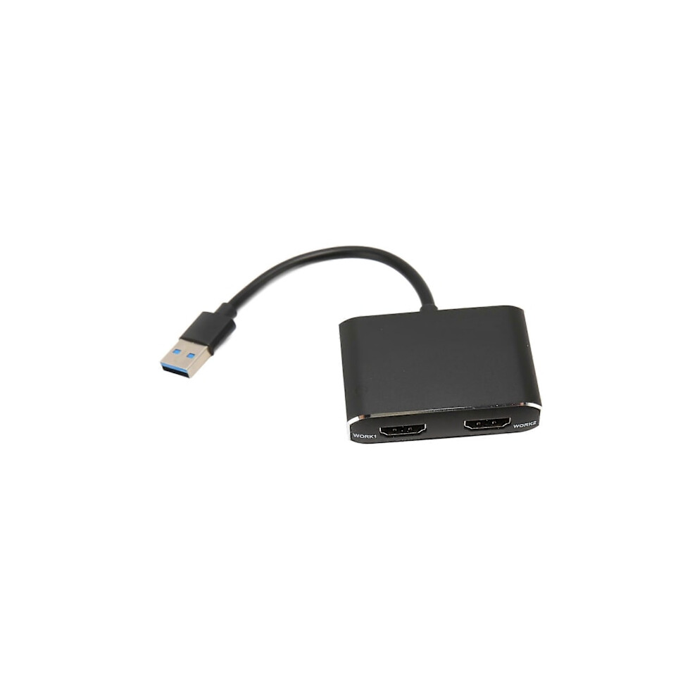USB 3.0 to Dual HDMI Adapter for 2 Monitors with 1080P Extended Display