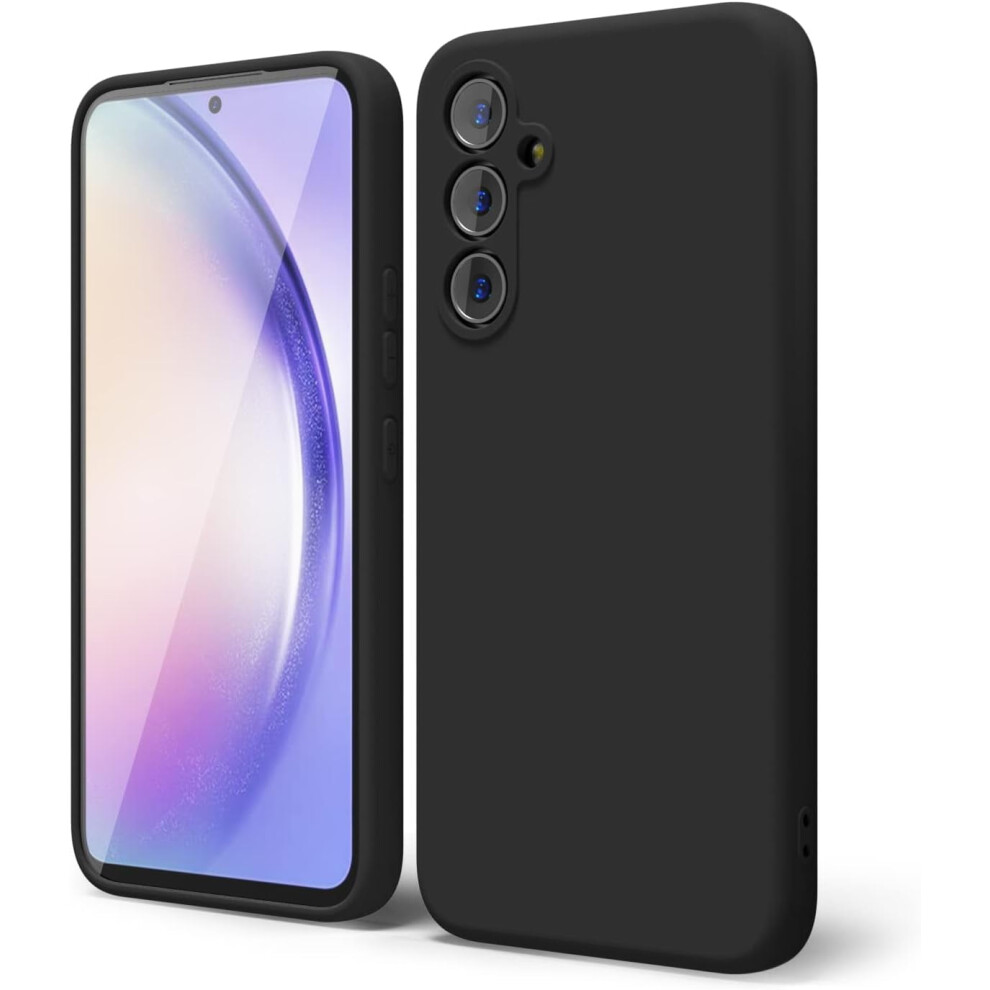 Compatible With Samsung Galaxy A54 5G Case, Soft Silicone Camera Cover, Cute Thin Rubber Gel Phone Case For Women/Girl, Aesthetic Tpu Bumper With 9110895441817