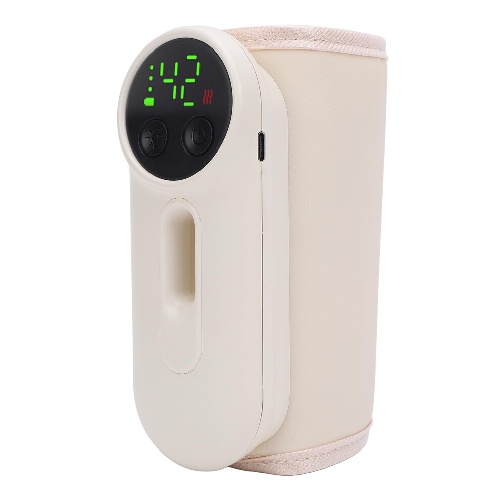 Portable Baby Bottle Warmer USB Rechargeable Fast Heating Waterless Travel Milk Warmer for Babies