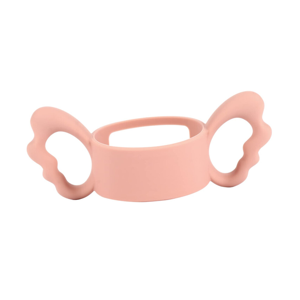 Baby Bottle Handle with NonSlip Silicone Grip, Ergonomic Wide Mouth, Removable for Feeding