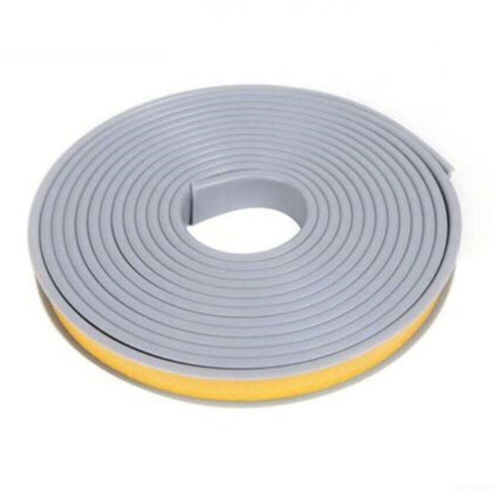 300Cm Ushaped Furniture Edge Protector Flexible Tpe Corner Guard For Cabinets And Tables Gray