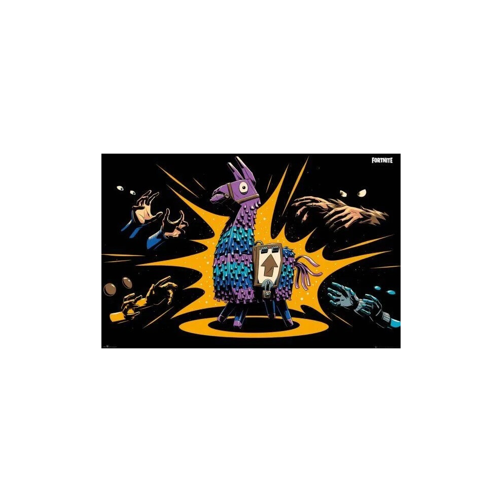 Gb Eye Fortnite Loot Llama Maxi Poster 61X91.5cm Official
