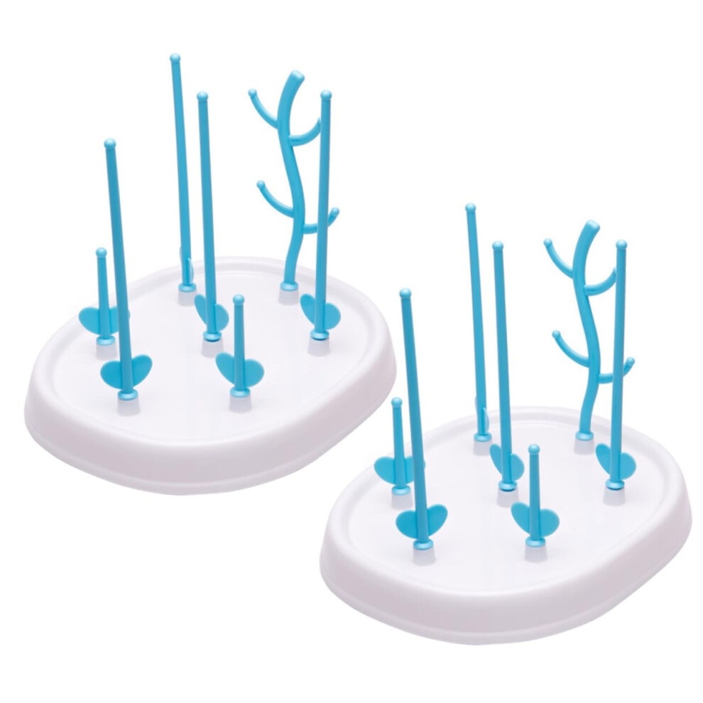 Baby Bottle Drying Rack Set with Detachable Easy Clean Design for Organized Countertop Storage
