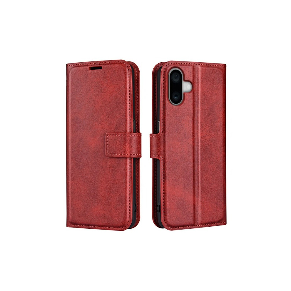 Compatible With Iphone 16 Plus Wallet Case - Red 9389440749566