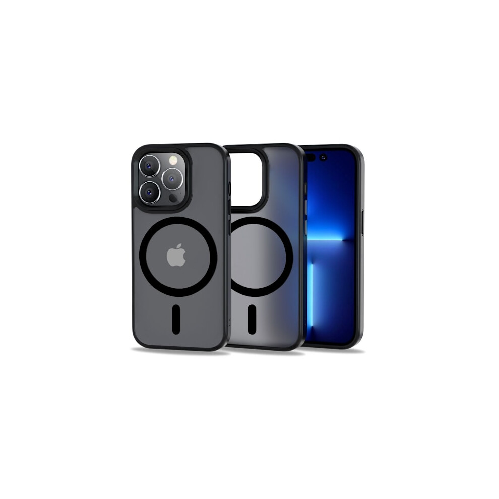 Tech-Protect Compatible With Iphone 14 Pro Case Magsafe Magmat Matt Black 9389440749603