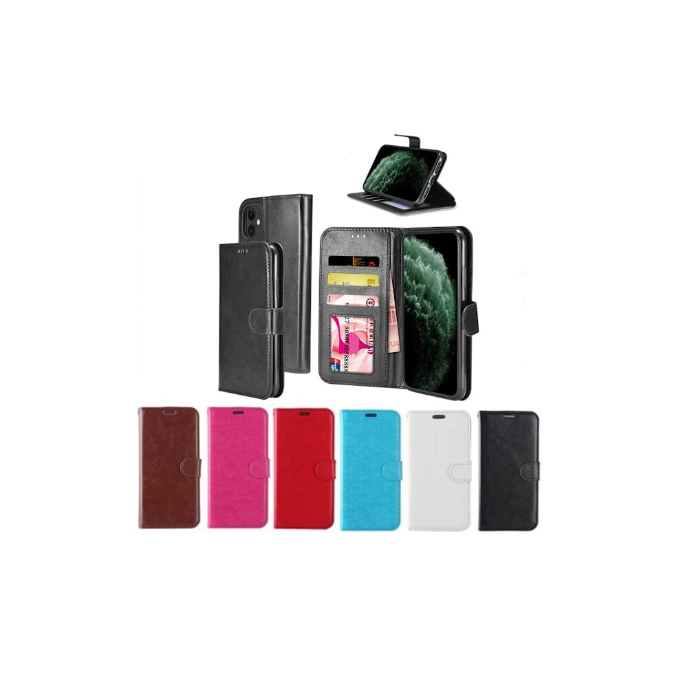 Compatible With Iphone 14 Leather Wallet Case Â 3 Card Slots Â Rose Pink 9389440749849