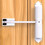 Automatic Door Closer Adjustable Self Closing Heavy Duty for Home Easy Install White 140LB 1