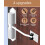 Automatic Door Closer Adjustable Self Closing Heavy Duty for Home Easy Install White 140LB 2