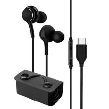 Compatible with Samsung In-Ear Headphones, Type-C Digital Headphones with Wired Control, Note10 Black Note 10