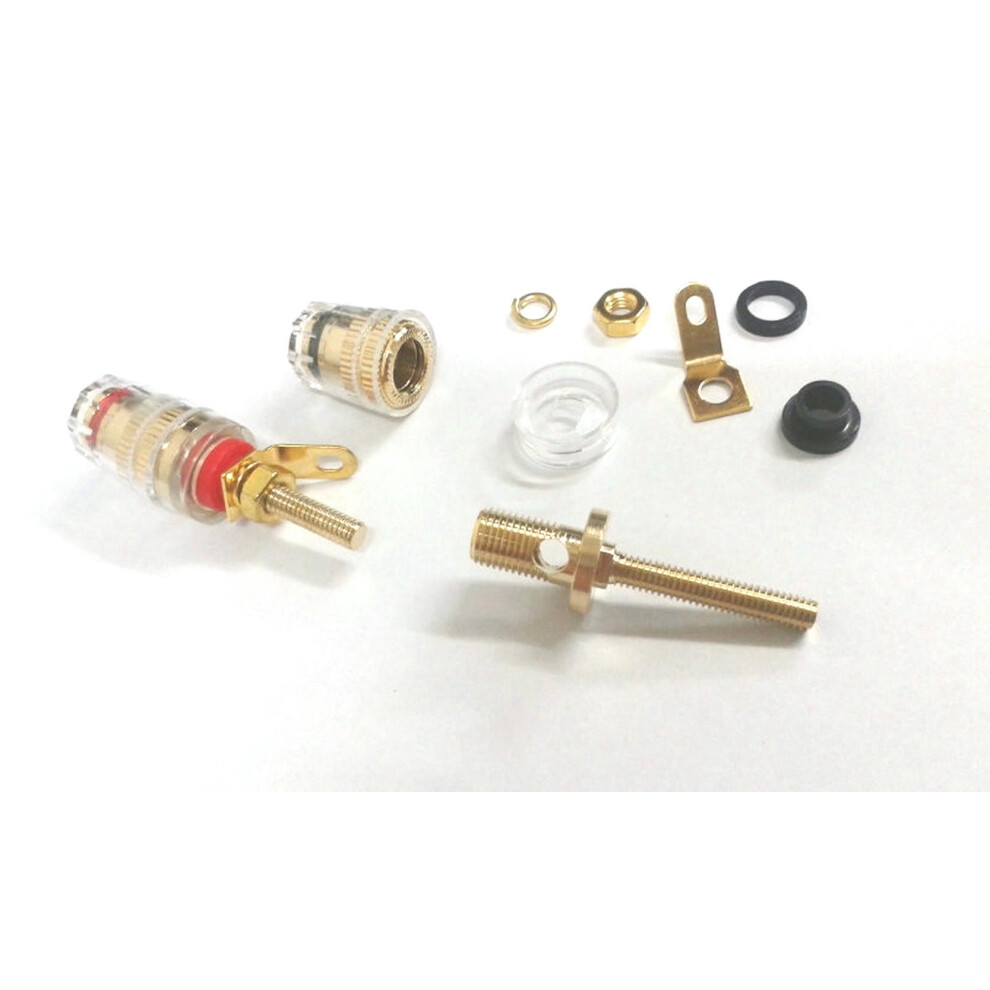 For 50Pcs Copper Crystal Audio Speaker 4Mm Banana Jack Long Thread Connector 9389440750128