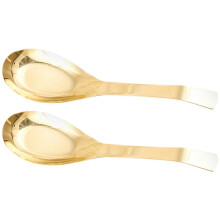 Brass Spoon Soup Spoons Kitchen Scoop Ladle Serving Utensils Ladles for Sauce Large Dining