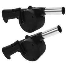 2pcs Portable Fire Blower BBQ Air Blower for Outdoor Camping Picnic