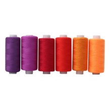 Byikun Stock-Up Essentials,Sewing Thread 36 Colors Sewing Industrial Machine And Hand Stitching Cotton Sewing Thread (6 Color/pack)