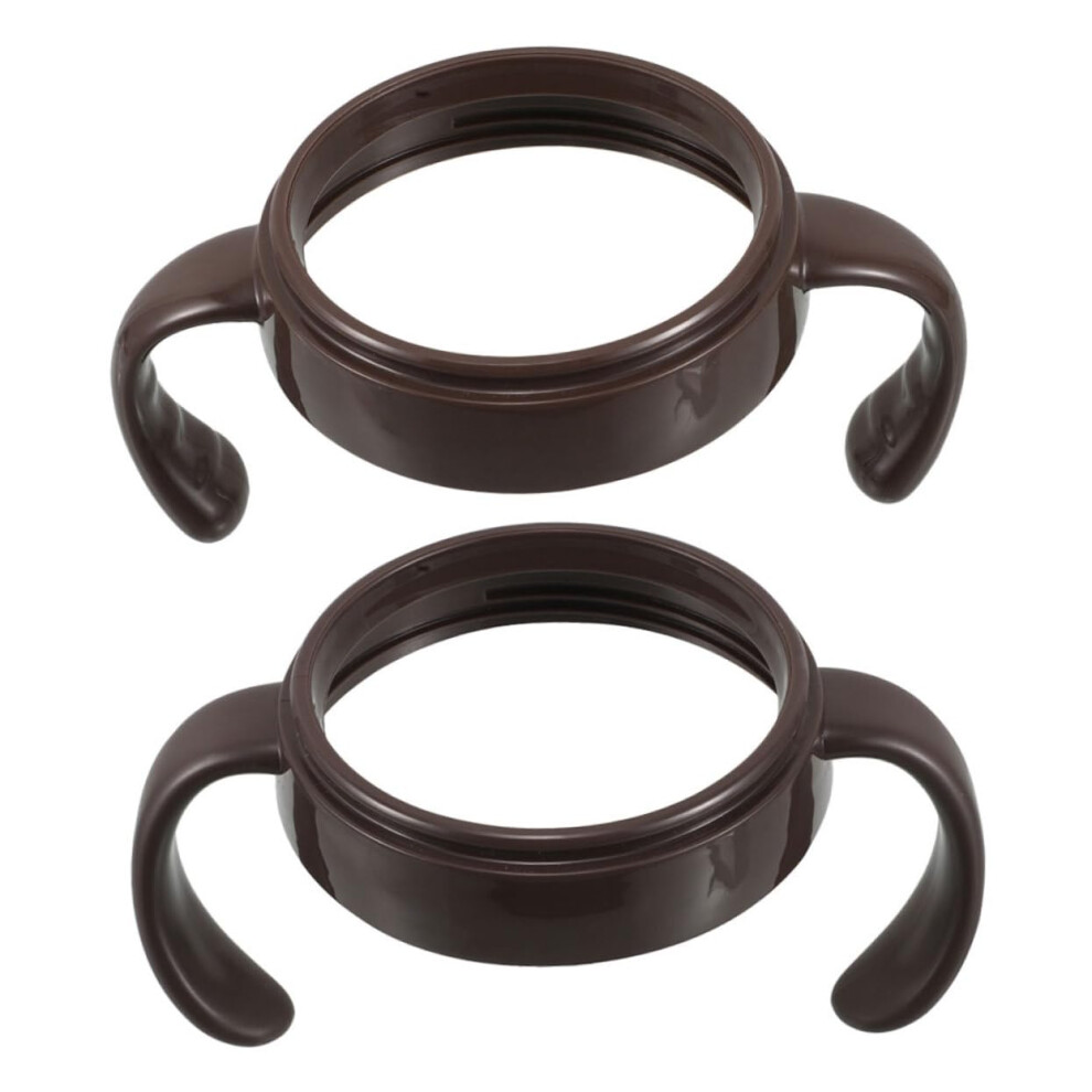 2pcs Wide Neck Baby Bottle Handle Replacement, Ergonomic Grip, Durable EasyClean Design