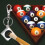 Billiard Cue Tip Tool, Lightweight And Small Keychain Design For Better Hold Chalk 3