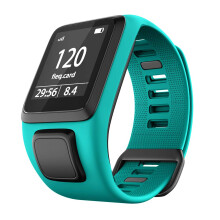 Watch Band Replacement Silicone Strap for TomTom Runner 2 3 Spark 3 Golfer 2 Blue Green