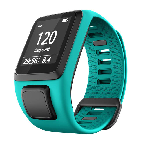 Watch Band Replacement Silicone Strap for TomTom Runner 2 3 Spark 3 Golfer 2 Blue Green