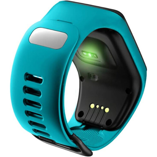Watch Band Replacement Silicone Strap for TomTom Runner 2 3 Spark 3 Golfer 2 Blue Green 1