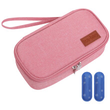 Breastmilk Cooler Bag with Ice Packs, Waterproof Insulated Oxford Storage for Travel and Long Cold Retention