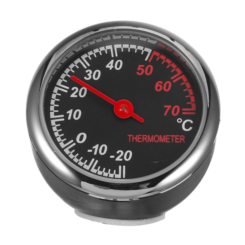 Car Dashboard Thermometer And Luminous Clock With Night Backlit Display, Easy Vent Installation 9053599529088