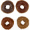 Galletas en lote para perro Donut con pollo 3