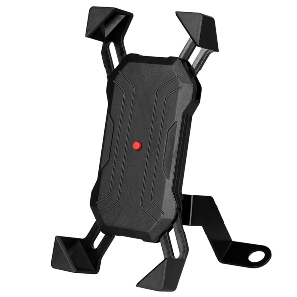 360 Degree Rotation Scooter Mobile Phone Bracket Motorcycle Navigator Holder For Phone (Black) Black 9389440754713