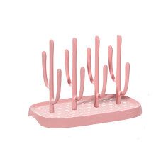 Quinlirra Baby Bottle Drying Rack, Space-Saving & Portable Travel Drying Rack Compatible with Baby Bottles & Accessories
