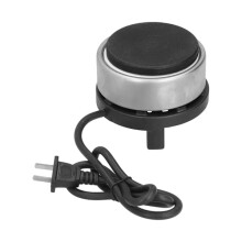 300W Mini Electric Stove Portable Cast Iron Coffee Heater Stove Overheat Protection Easy to Use Black CN Plug 220V for Cooking