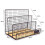 Desktop Three-Grid Book End Data File Rack Storage Rack Bill Document Storage Rack Durable and Convenient Wrought 4
