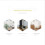 Desktop Three-Grid Book End Data File Rack Storage Rack Bill Document Storage Rack Durable and Convenient Wrought 3