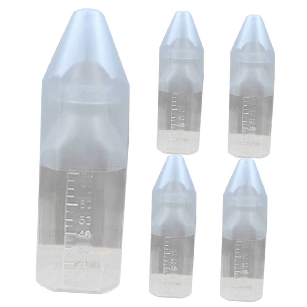 Disposable AntiColic Baby Bottles with Soft Silicone Nipples and Hygienic Covers, Travel Ready