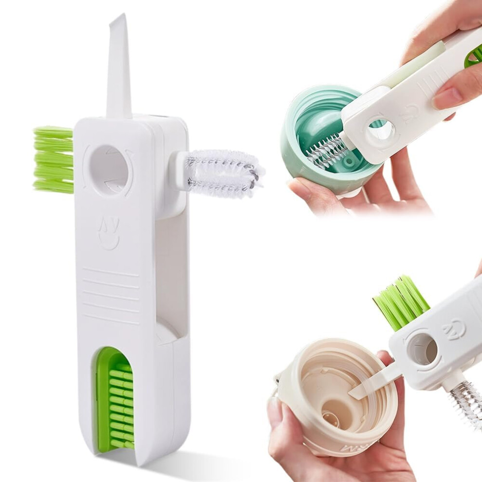 4 in 1 Bottle and Lid Cleaning Brush Set with Reusable Straw Cleaner and Deep Crevice Reach (2)