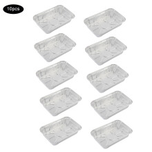Forniture per catering riciclabili, sicure e non tossiche, teglie da forno spesse 8x8, teglie monouso in alluminio per casa e ristorante, adatte per