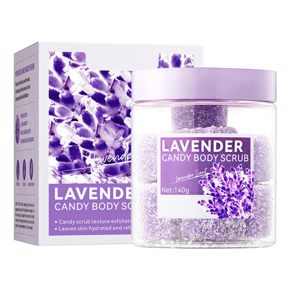 Gentle Lavender Body Scrub for Sensitive Skin with Deep Hydration and Exfoliation for Rough Areas