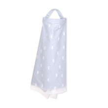 Cotton Nursing Cover for Breastfeeding Moms with Sun and Wind Protection, MultiUse Poncho