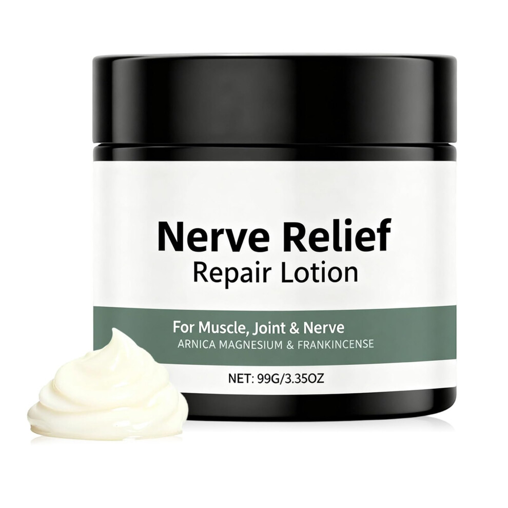 Cream Nerve For Neuropathy Relief, Fast Absorbing Non Greasy Joint Comfort Lotion 3.35Oz