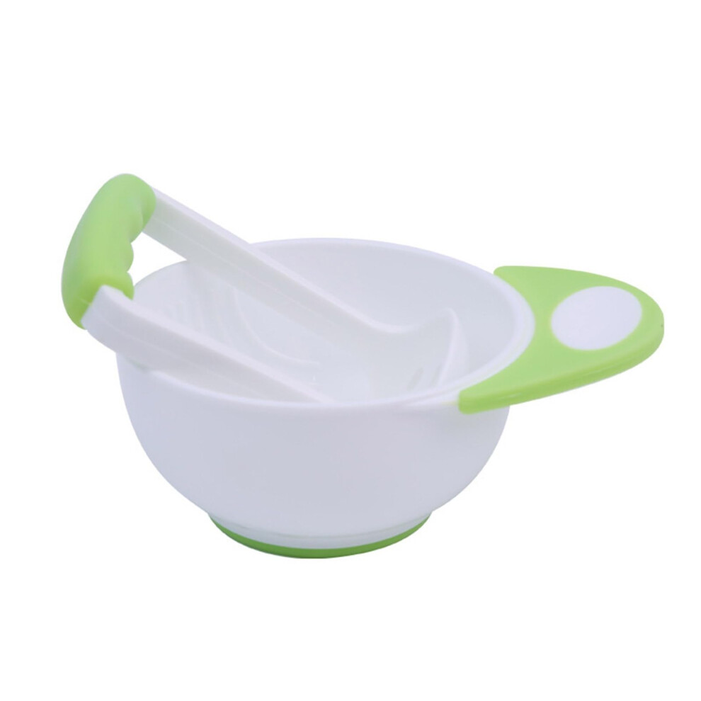 Baby Food Masher Bowl with Ergonomic Handle, TravelFriendly Baby Food Grinder for Consistent Texture