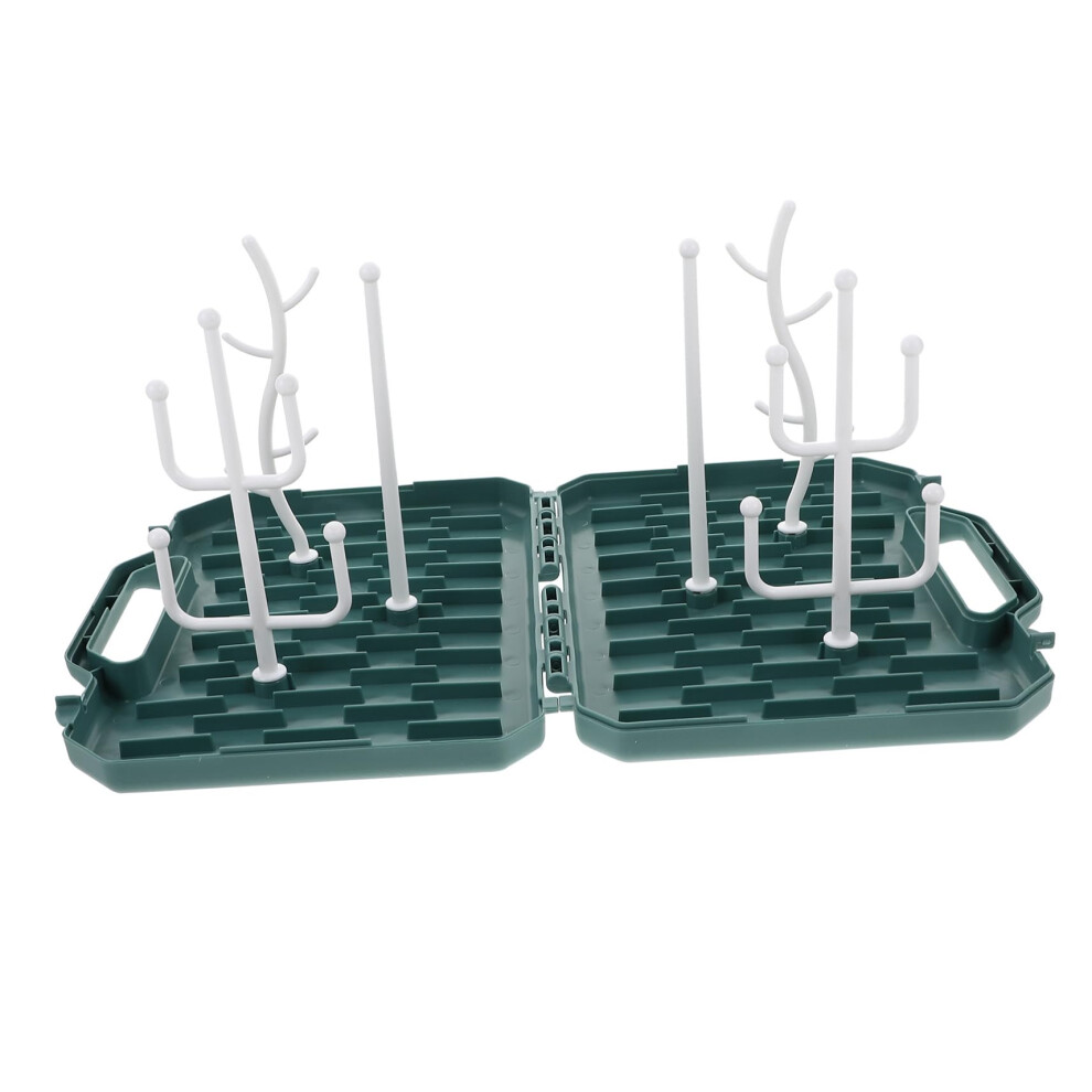Removable Baby Bottle Drying Rack with Detachable Tray for Pacifiers Pumps Cups and Travel Use