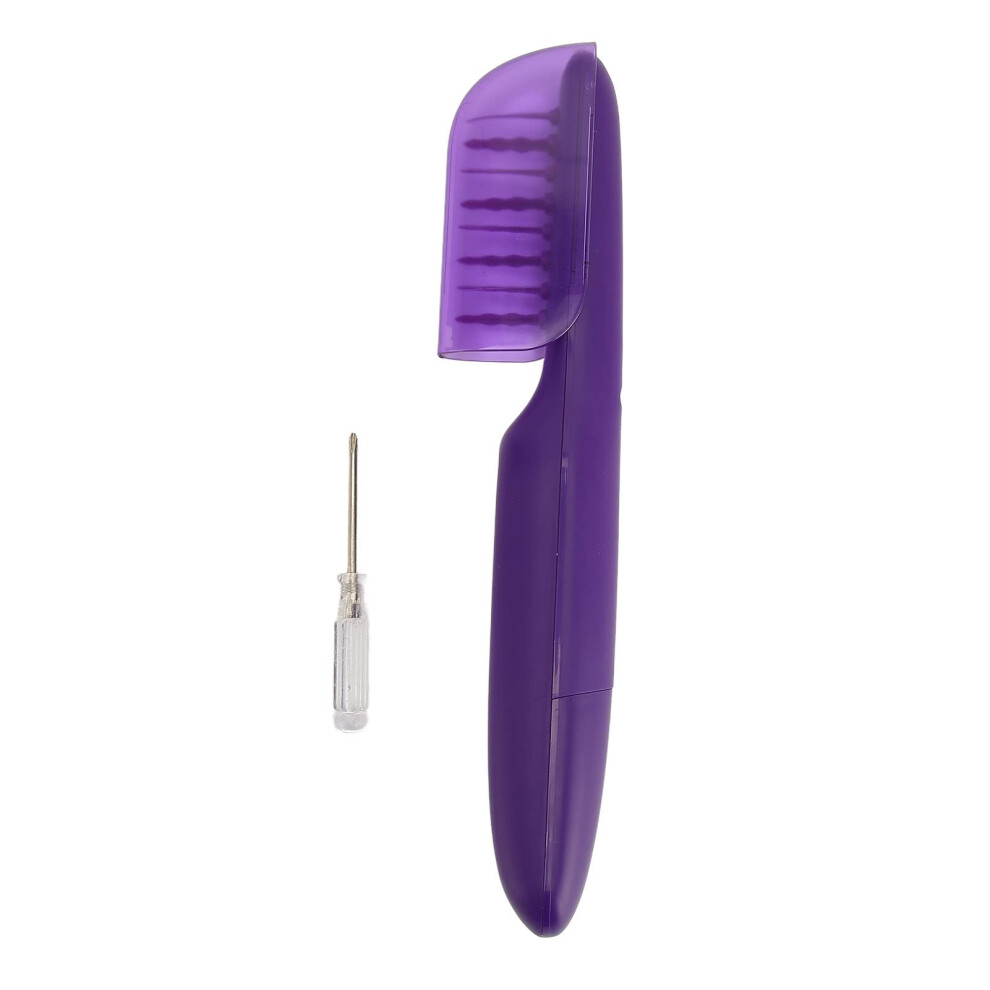 Purple Electric Detangling Brush With Negative Ion And Vibration For Wet Dry Hair, Scalp Massage,